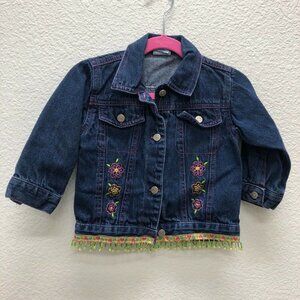 Miss Lana Girls 24M Jean Jacket Embellished Denim
